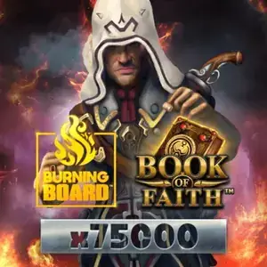 Μικρογραφία του κουλοχέρη με τζάκποτ Book of Faith Burning Board